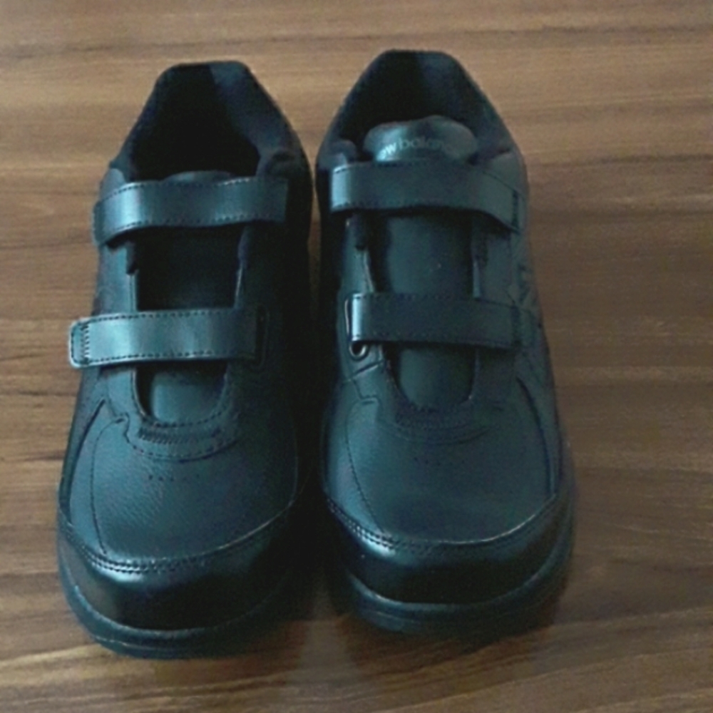 New Balance Black Velcro Walking Shoes